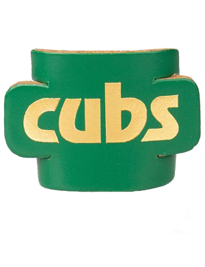 Cubs Leather Woggle - Green